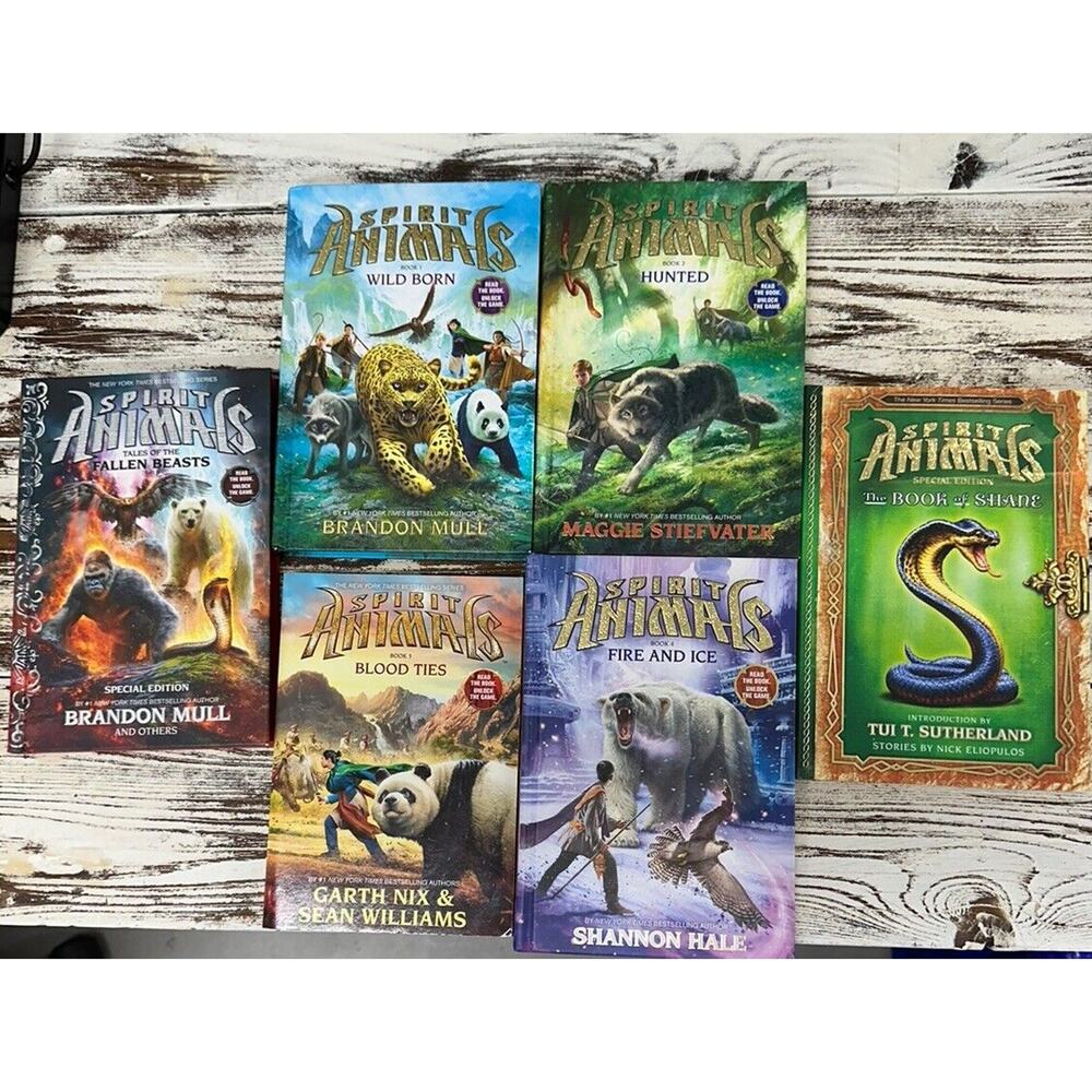 Spirit Animals Hardcover And Paperback‎ Books 1 Through 4 Plus 2 More Scholastic